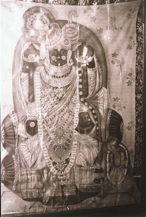 Fabric Painting of Krishna