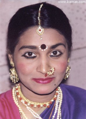 Portrait of a decked out Indian Woman