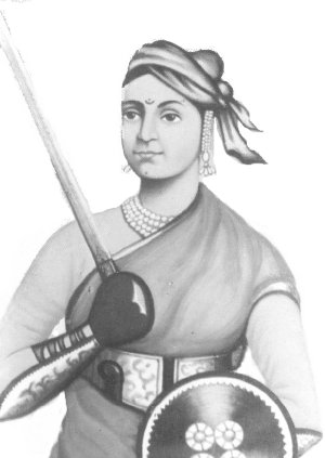Picture of Queen of Jhansi, Laxmibai