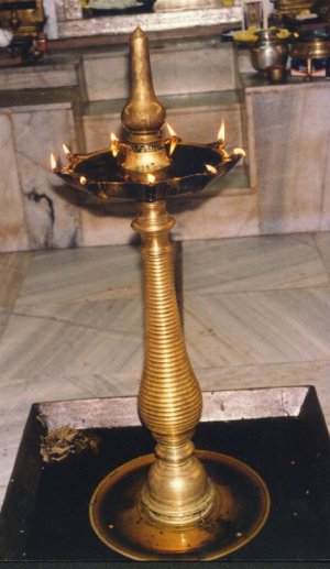 Oil Lamp with Stand