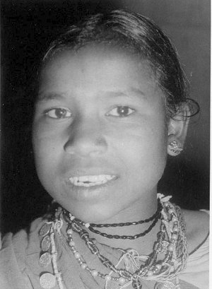 Tribal Woman with Jewelry
