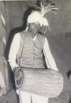 Drummer belonging to Muria tribe