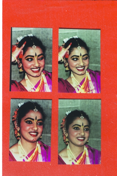 Faces of dancers