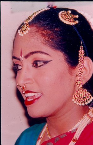 Bharatanatyam dancer