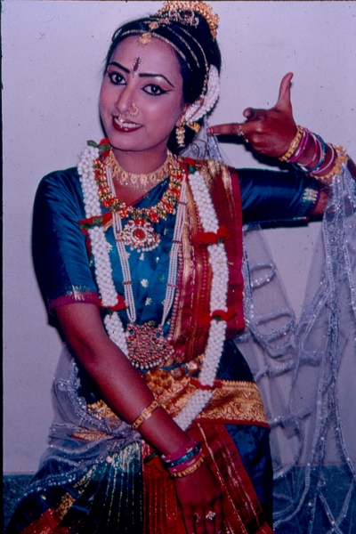 Bharatanayam dancer