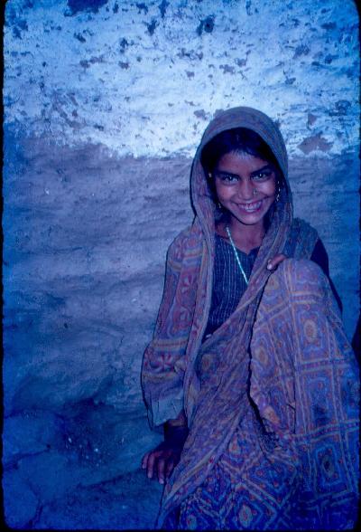 A shy himalayan girl