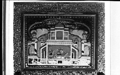 A photo copy of a Deccan school of painting