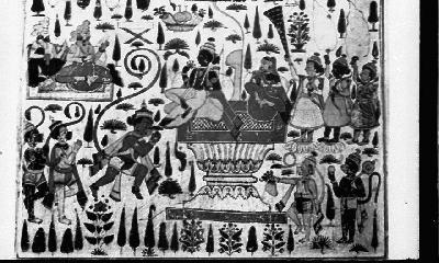 A photo copy of a Deccan school of painting,1984