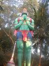 Praying Hanuman