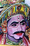 Pained Face of a Bayalata Dance-Thearer Artist