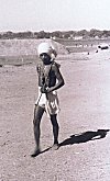 Muria Tribal Youngster with an Axe