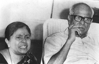 Jyotsna with R.K. Narayan
