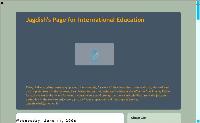 Jagdish's Page for International Education 