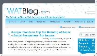 WATBlog.com - The Refreshing Blog on Web, Advertising and Technology in India!