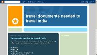 Travel Documents needed to travel India