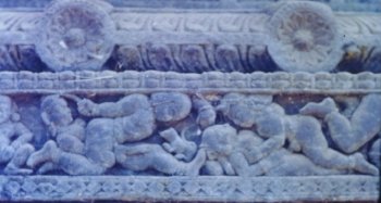 Erotic Engravings on the Partkal Temple Chariot, Goa