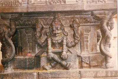 Narasimha (Half-man, Half-lion) in a Yogic Stance