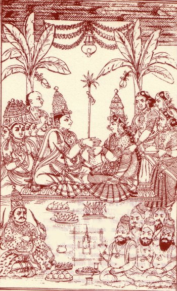 Andal as Krishnas Bride