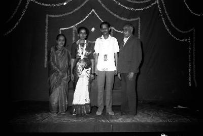 Newly Married Sesha Shastri with in-laws, 1984