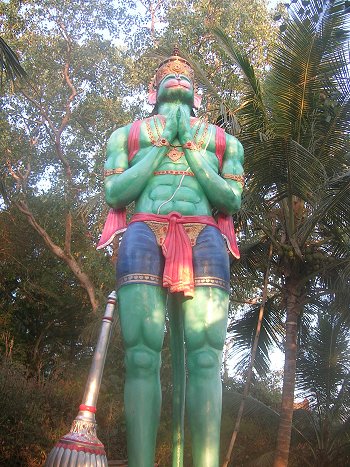Hanuman on Top of Kadri Hill, Mangalore