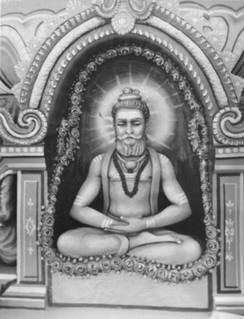 Ascetic Allama Prabhu in Medittaion
