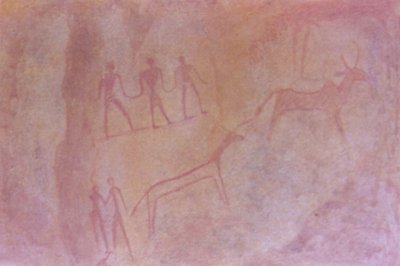 Prehistoric Cave Shelter Painting