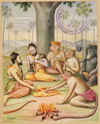 Rama Meets Sugreeva