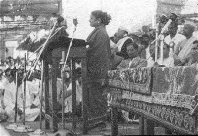 M.S. Subbulakshmi Singing at Hampi