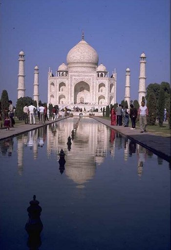 Front View of Taj Mahal, Agra