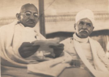Gandhi with Pandit Malaviya