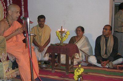 Swamiji of Pejawar Mutha at  Discourse