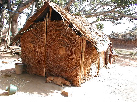 Home Made from Woven Bamboo