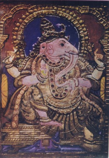 Tanjore Style Ganesh