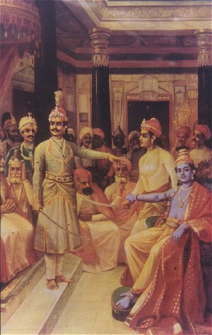 Raja Ravi Varma | Yashoda Krishna (1903) | MutualArt