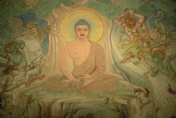 Lord Buddha from a Sarnath  painting