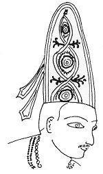 Veeranna`s Kulavi -- illustration based on a Lepakshi temple mural