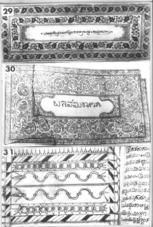 The Design and Decorations of Palm-leaf text