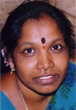 Indian Woman with Vermilion