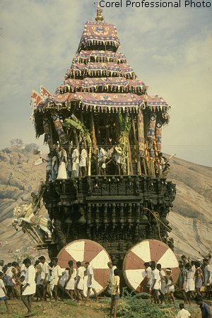 Temple Chariot in Tamil Nadu
