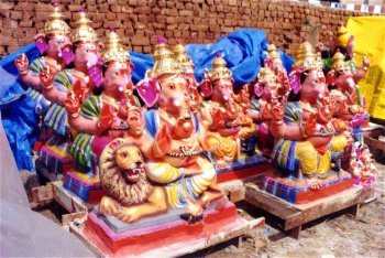 Various Statues of Ganesh for Sale