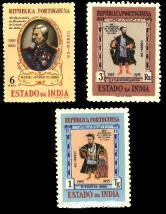 Stamps of Portuguese Colonized India