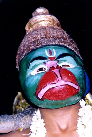 Man Dressed as Hanuman
