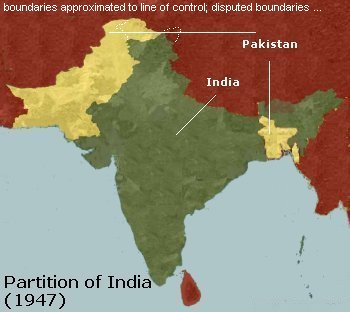 Partition of British India into India and Pakistan