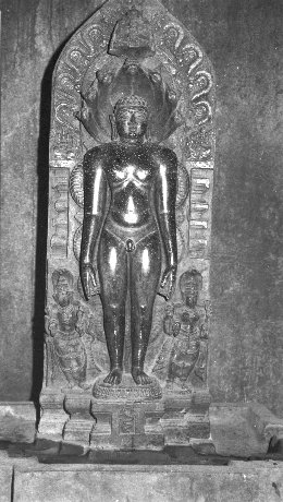 A Jain Statue near Bilagi, Karnataka