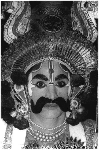 Bhasmasura in a Yakshagana Pose