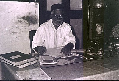 G. B. Joshi at his desk