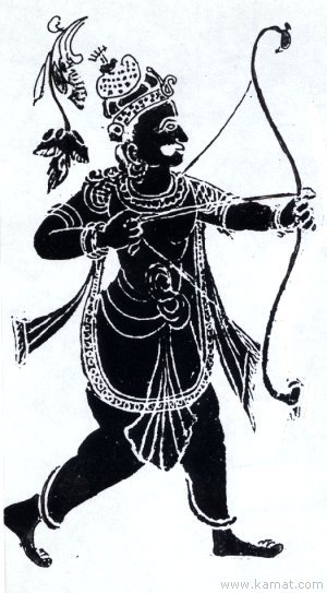 Lord Rama with His Bow