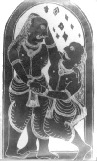 Kavi Mural depicting a duel