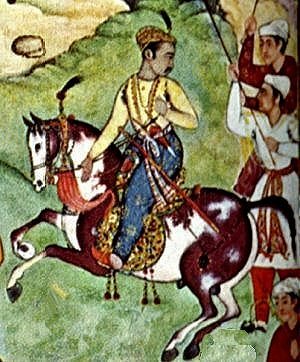 Horse-mounted Akbar