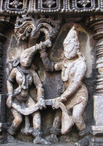 Mahabharat Depicted in Stone
